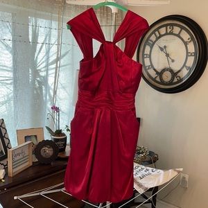 David’s Bridal, Size 2, Maroon Bridesmaid dress